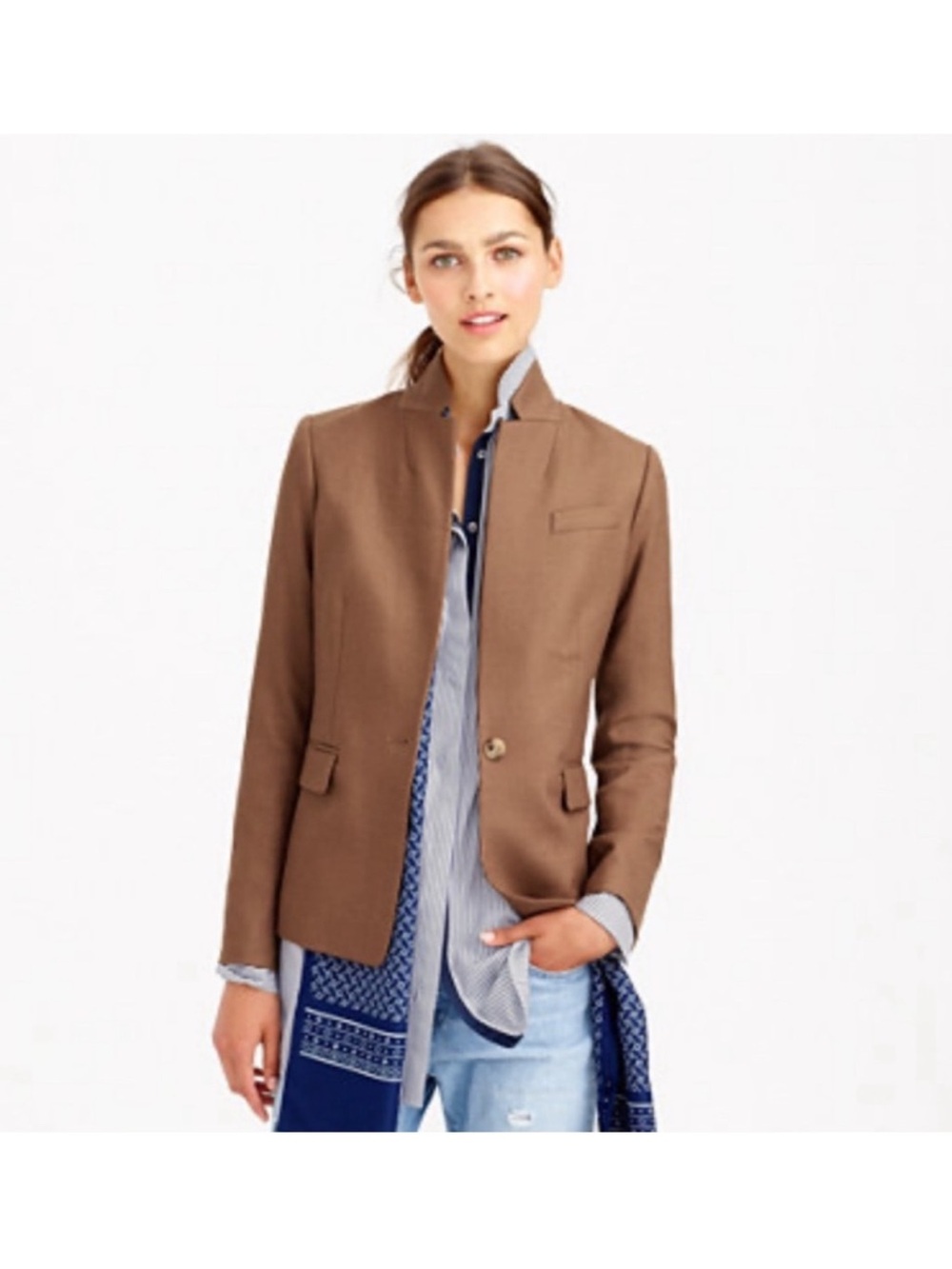 J.Crew Regent Blazer Camel Tan
